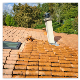 Démoussage de toiture Cestas